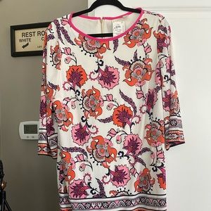Chico’s floral print shirt dress. NWT size 12